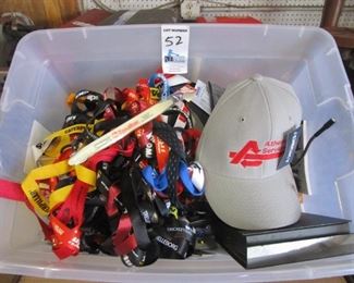 BIN AUTOMOTIVE SWAG INCLUDING LIGHTS, HAT AND MORE