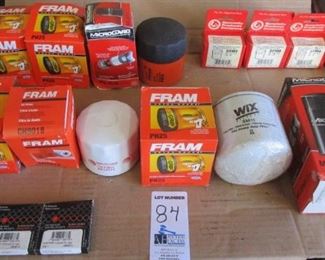 BIN OIL/AIR FILTERS NOS INCLUDING FRAM AND MORE