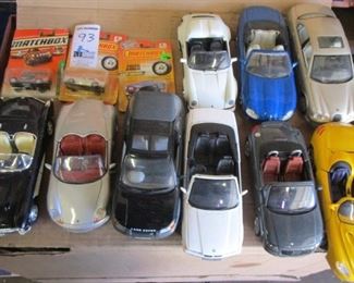 BIN COLLECTIBLE CARS SOME NOS INCLUDING MATCHBOX AND MORE	