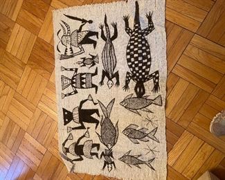 Hand Woven Textile Fish Reptiles & More