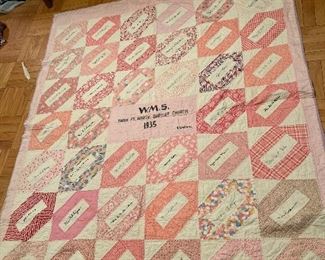 quilt made by south fort worth baptist church congregation