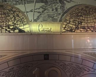 Colonial grandfather clock