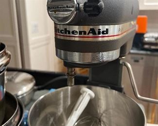 pro line grey kitchen aid mixer