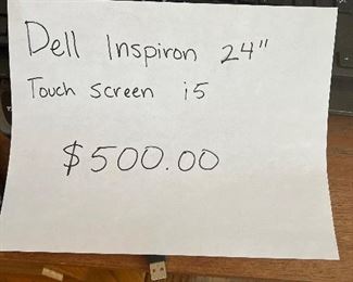 Dell Inspiron 24” touch screen i5 $500.00