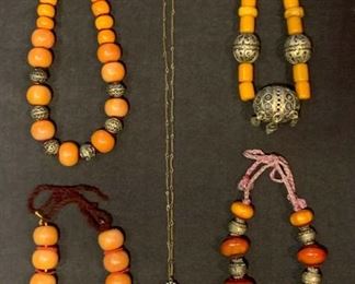Nepalese Bakelite Necklaces