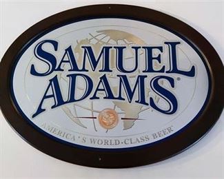 Samuel Adams Mirror Display 