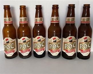 Vintage P.O.C. Beer Bottle Collection 