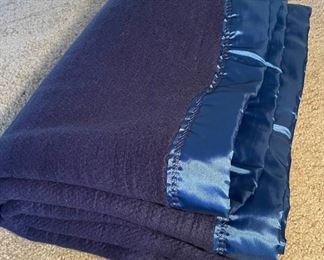Blue Twin Size Blanket Like New