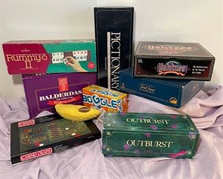 Board Games Pictionary, Yahtzee, Balderdash, Boggle, More