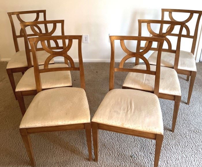 Drexel Mid Century Mahogany Dining Chairs
