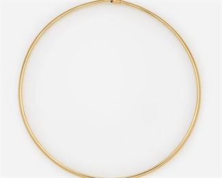 36: CIT Omega 18k Yellow Gold Necklace