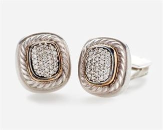 41: David Yurman Albion Diamond Earrings