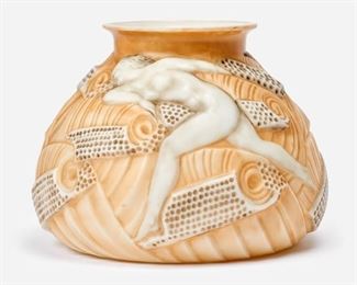 50: HENRI DIEUPART for SIMONET FRERES "Nymph in Waves" Vase