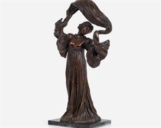 51: "Scarf Dancer" Bronze after Agathon Leonard