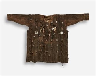78: Bamana Hunter's Shirt with Amulets, Mali
