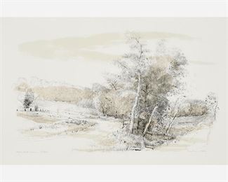 103: ROBERT SUDLOW "Four Mile Corner" (1982 Lithograph)