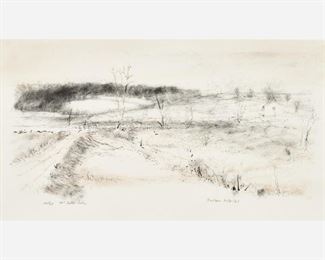 105: ROBERT SUDLOW "McCall's Cabin" (1981 Lithograph)