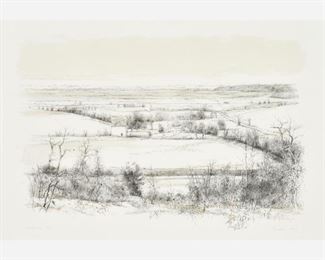 106: ROBERT SUDLOW "Northview" (1983 Lithograph)