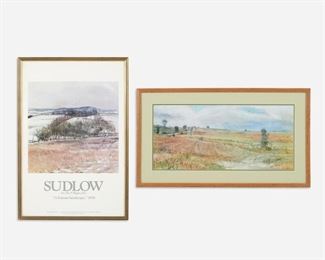 107: ROBERT SUDLOW Signed Poster & Framed Offset