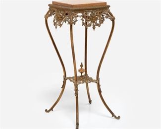 111: Stone-Top Plant Stand, Late 19th c.
