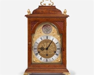 118: Comitti (London) Queen Anne Bracket Clock, Ltd Ed of 50