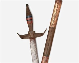 128: Ornamental Short Sword & Scabbard
