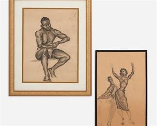 131: COLERIDGE SMITH Two Drawings (1940s)