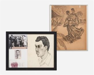 134: COLERIDGE SMITH Two Drawings (1940s)