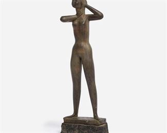 136: CHUCK DODSON Standing Nude Sculpture