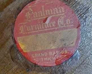 Paalmann Furniture Tea Card Emblem