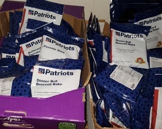 Patriot freeze dried food packets