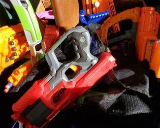 Lg collection of nerf toys