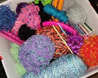 Yarn box lot