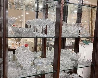 Case of American Brilliant Cut Glass