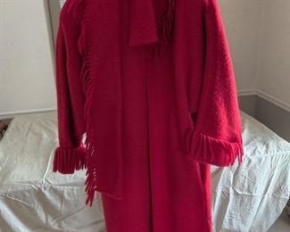 red flannel jacket set