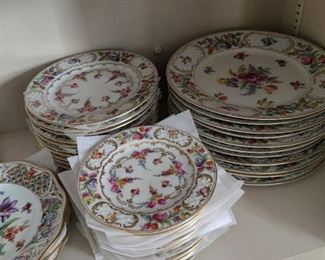 vintage dish set