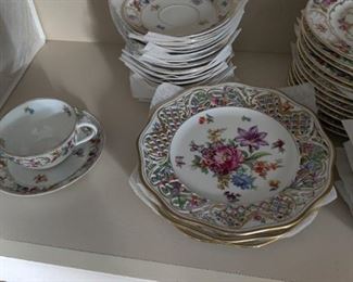 vintage dish set