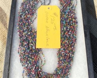 Older American Indian beaded necklaces