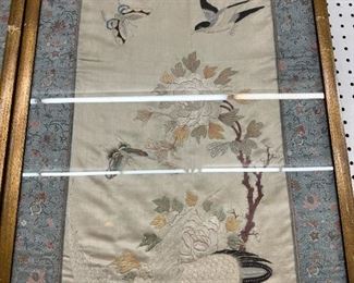 oriental silk tapetry 