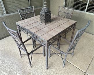 iron patio table