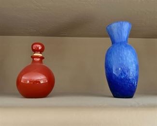 colorful vases