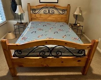 pine bedstead