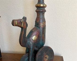 Egyptian themed candlestick