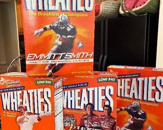 Wheaties collectible boxes