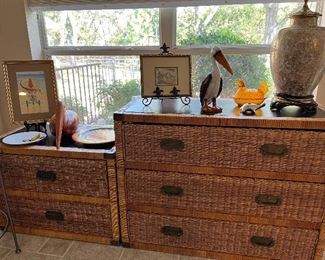wicker chests