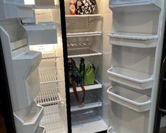 black side-side refrigerator