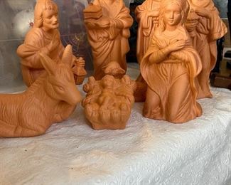 terracotta nativity