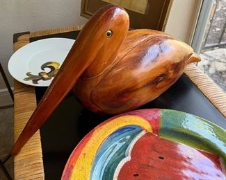 carved Pelican