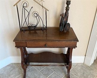 antique entry table