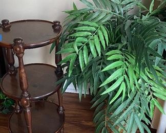 Have three matching faux Areca Palms 